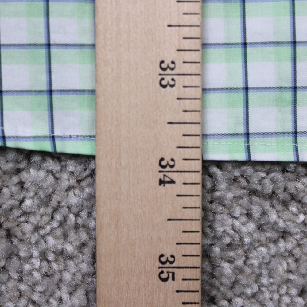 Duluth Shirt Mens 3XL XXXL Green COOLMAX Wrinklefighter Short Sleeve Button Down - Picture 12 of 13